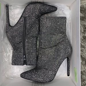 Steve Madden sparkly rhinestone boots